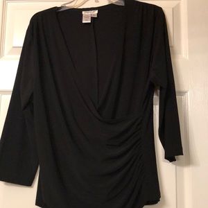 Black Coldwater Creek Blouse